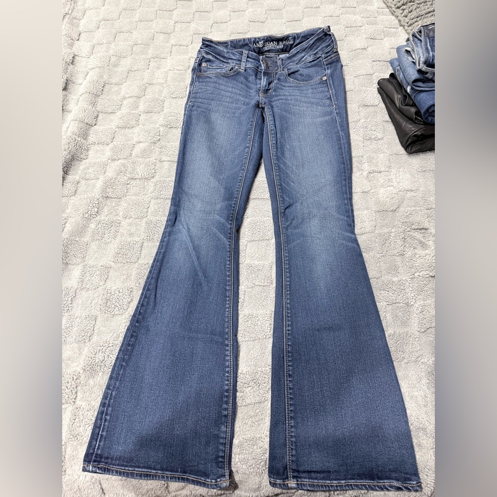 American Eagle Outfitters Blue Flare Jeans